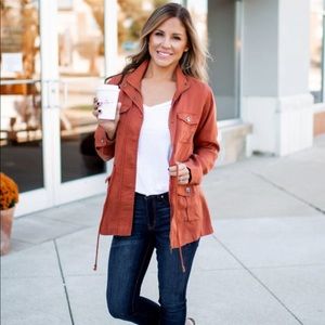 NEW Rust cargo jacket